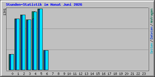 Stunden-Statistik im Monat Juni 2026